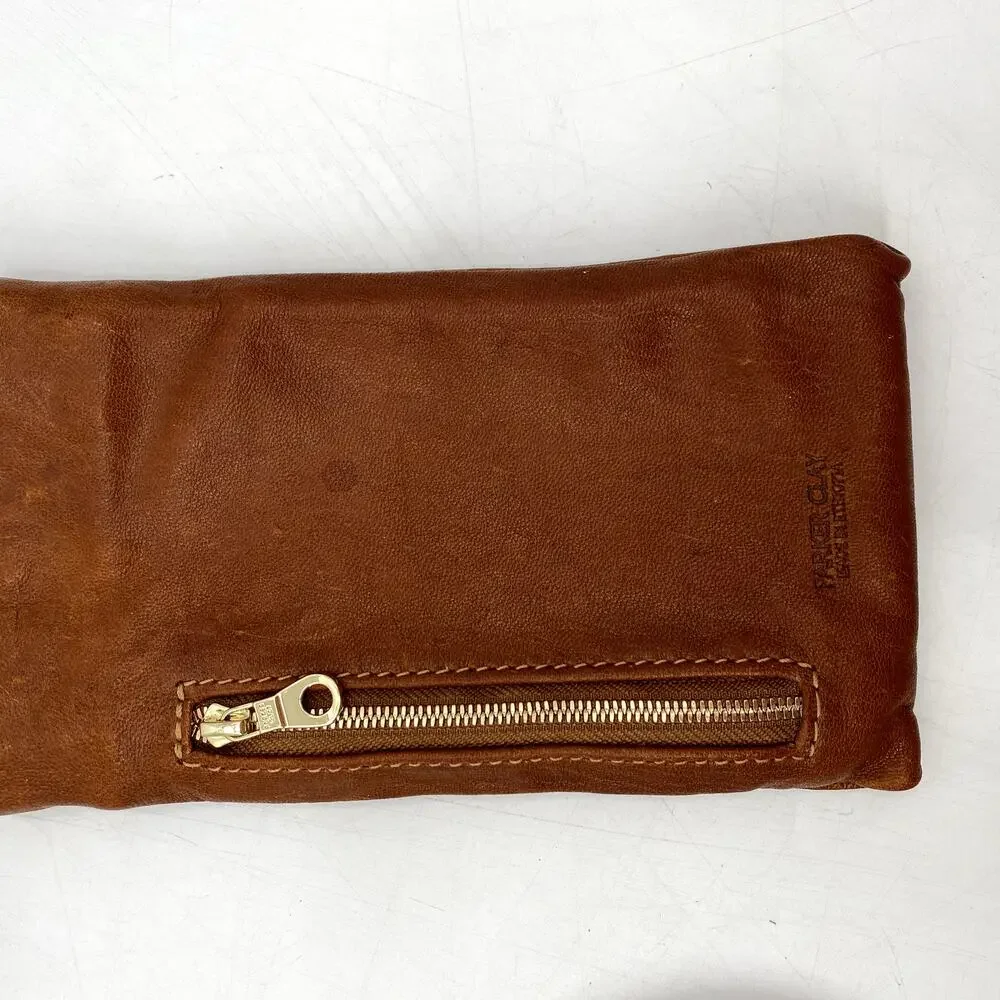 Parker Clay Sebli Brown Leather Phone Crossbody